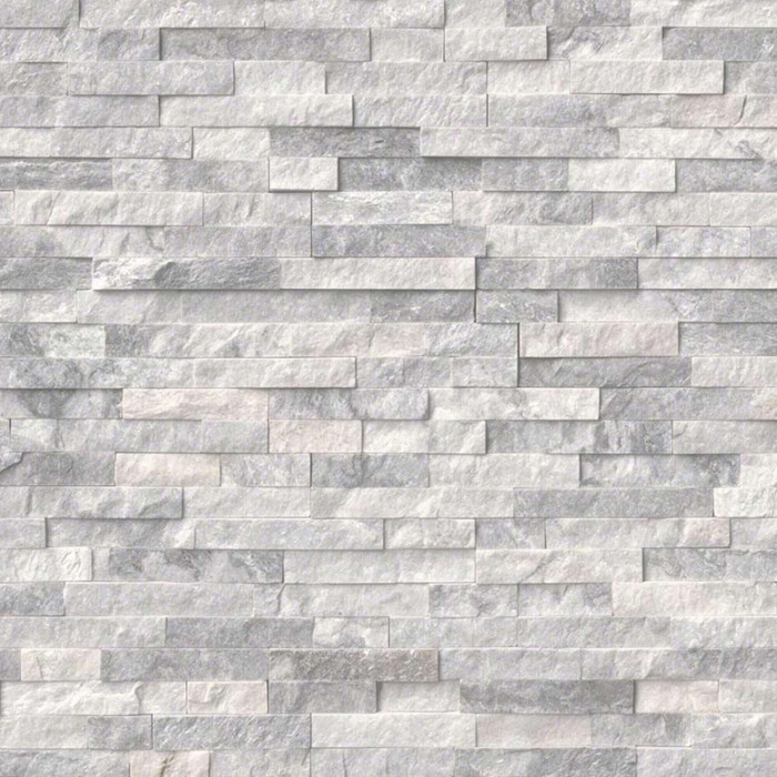 Ice White Split Face Mosaic Tile 10*36